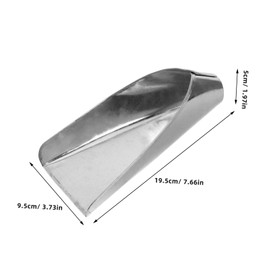 Kichvoe Large Metal Funnel Food Grade Wide Mouth Funnel for Efficient Filling of Food Bags Packaging Chicken Block Bagging - 3.5cm Neck