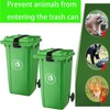 2PCS Trash Can Locks for Animals, Raccoon Bear Proof Trash