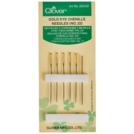 Clover Gold Eye Chenille Needles - Size 22 6/Pkg