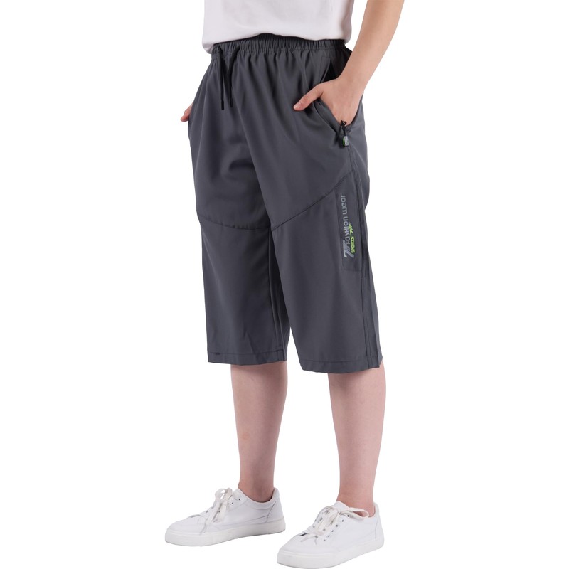 NATUST Boys' Summer Shorts Kids Quick-Drying Thin Lightweight Shorts, gray