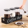 ZOMUIA Glass Coffee Containers Airtight Coffee Bean Storage Jars with