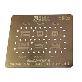 BGA Reballing Template for eMMC BGA221, BGA153, BGA169, BGA254, BGA162, BGA186