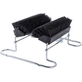 SPARTA Boot and Shoe Cleaning Brush 16.5" x 14.75" x 7", 6 lbs with Scraper for Heavy-Duty Dirt and Mud Remover at Homes, Farms, and Worksites, Polypropylene (Pp), Black