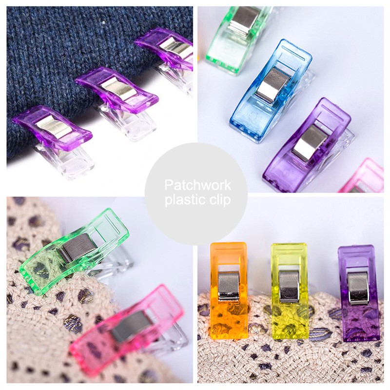 100Pcs Sewing Clip Quilting Clamp Kit PatchWork Embroidery Binding Supplies