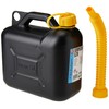 ED-CO Jerry Can Plastic Black Petrol Can Diesel Fuel Oil