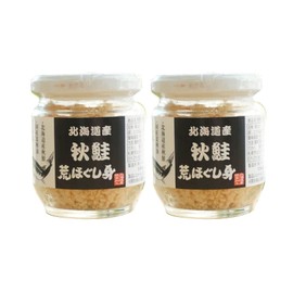 Additive-free, Hokkaido Autumn Salmon Bottle, 2.8 oz (80 g) x 2 Packs; Courier Service: Does not use food additives such as coloring or preservatives, but also chemical seasonings and extracts