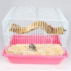 Hamiledyi Hamster Suspension Bridge,Natural Wooden Rat Bendable Ladder Mouse Long