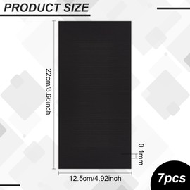 BENECREAT 7 Sheets LED Light Blocking Stickers, 8.6x4.9inch Routers Dimming Sheets with Self-Adhesive Backing for Electronics, Alarm Clock, Radio, Cable Box, Monitor