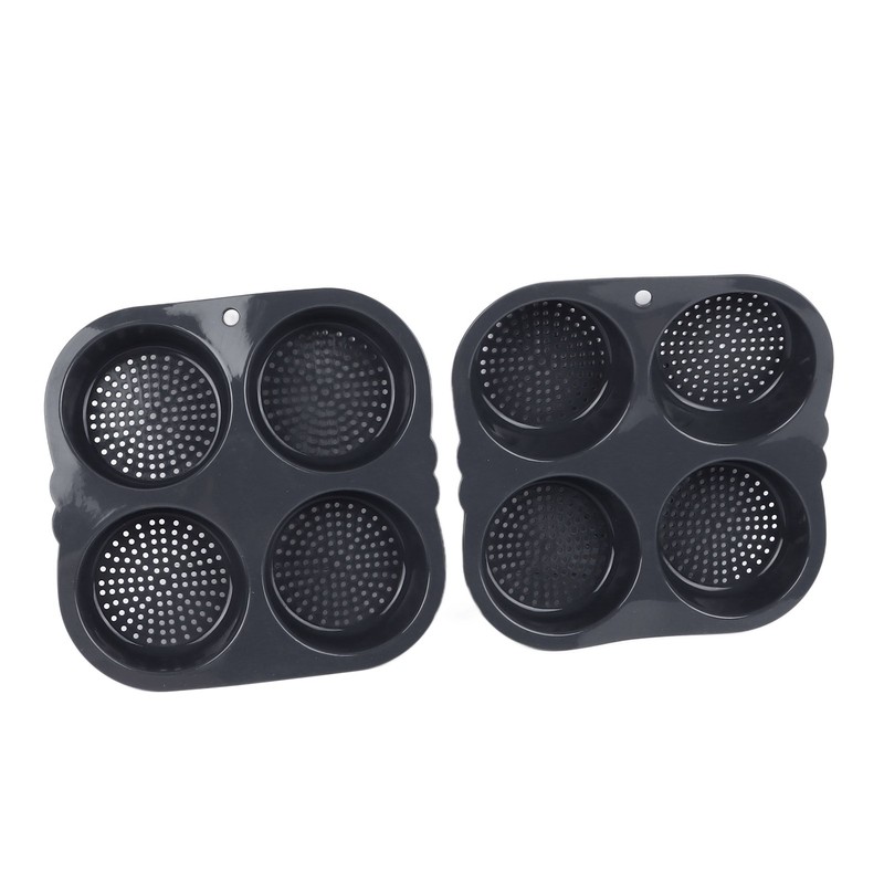 4 Cup Hamburger Bun Pan Dishwasher Safe Silicone Hamburger Bun