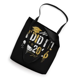 Senior 2026 Class of 2026 I Did It Graduation 2026 Senior 26 Tote Bag