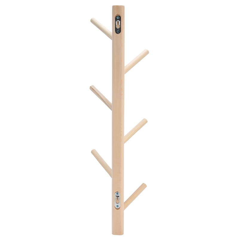 Punch Free Wall Mounted Coat Rack Towel Hanger Tree Branch