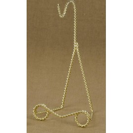 Standard Victorian Twisted Wire Cup and Saucer Stand (Brass)