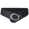 irisaa Wide Women's Elastic Waist Belt, Waist Belt, Stretch Belt