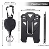 Retractable Key Chains, ID Holders, Work Card Holder, Suitable for