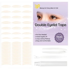 Eyelid Lifter Strips for Hooded Eyes - 1920Pcs - Instant Lifting - Non-Surgical - Invisible - Breathable - Long-Lasting - Double Eyelid Tape - EclatPopu - 1 Styles, BL