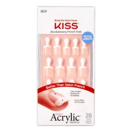 Kiss Uñas Postizas Kiss Acrylic French Crush Hour X28