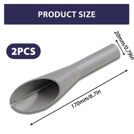 2 Pcs Fuel Funnel For Ford Set, Grey Emergency Diesel Fuel Filler Funnel, Capless Car Petrol Funnel for Ford 1782177, 1833948