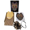 Aniwood Animal-Shaped Wooden Puzzle, Lid Punched with Full-Sized Profile of