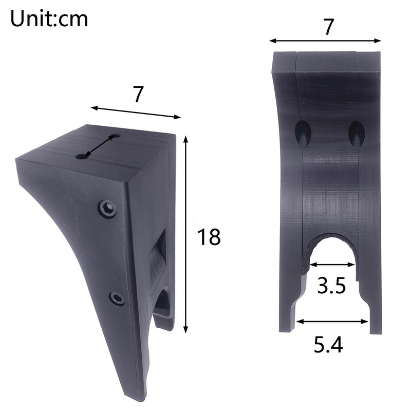 TUOREN Cello Wall Mount Hanger Wood Cello Hanger Wall Hook
