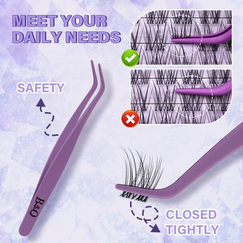 Flora Natural C Curl Kit - 120pcs 8-18mm Eyelash Cluster