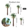 DecorDwell Pack of 20 Model Building Trees, Model Coconut Palm