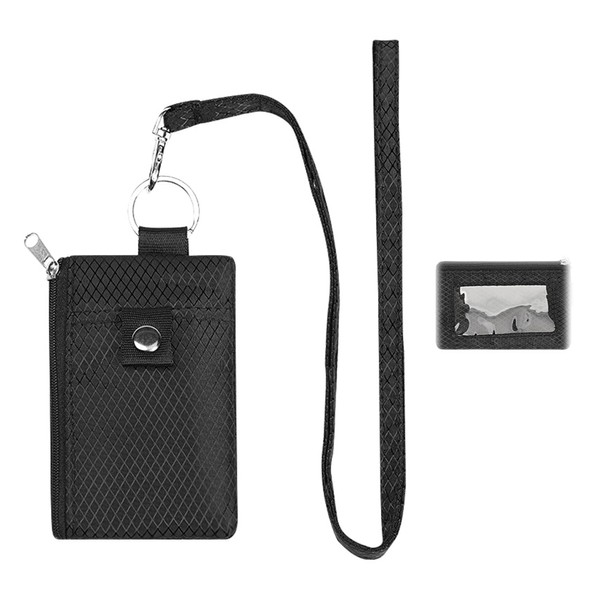Amllaing Small Minimalist Wallet with ID Window, Small Minimalist Wallet