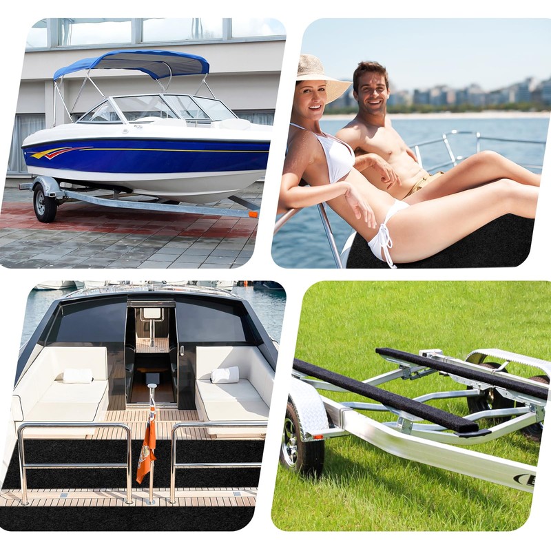 HolyMaji Boat Trailer Bunk Carpet - Adhesive Backed Marine Trailer