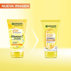 Gel de Limpieza Garnier Express Aclara efecto hidratante Vitamina C