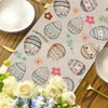 Girlly Easter Eggs Table Runner 13x72 Inch Easter Happy Easter