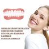 SPOKKI 4 Pairs of Fake Teeth, False Teeth Veneers, Cosmetic