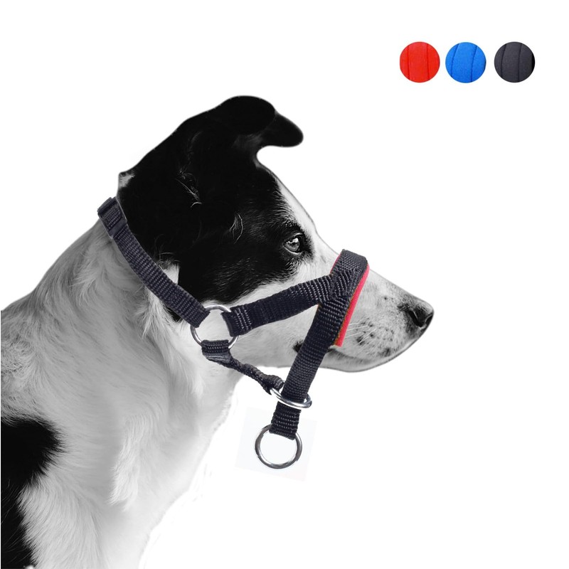Dog Head Collar with Padded Fabric, Head Harness for Dogs,