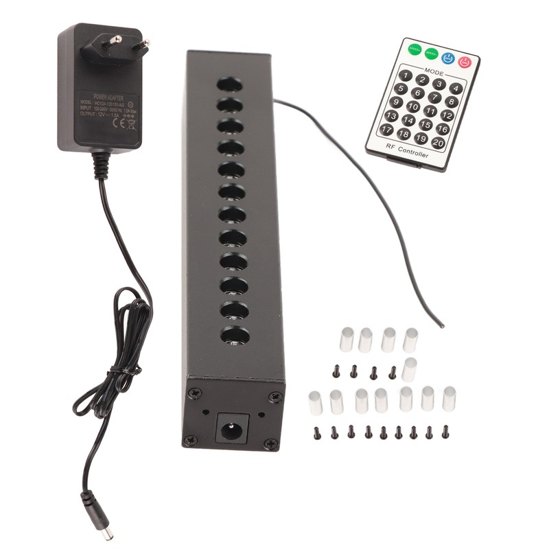 Fiber Optic Lights Kit 12 Holes 6W White Light Meteor