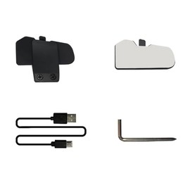 THOKWOK TK-X4/TK-X4SC Motorrad Bluetooth Headset Kopfhörer mit Typ-C-Anschluss, Galgenmikrofon und Tastenmikrofon und anderem Zubehör