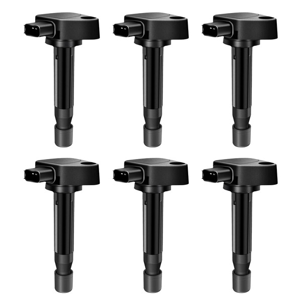 MAS Set of 6 Ignition Coils Pack Compatible with Honda Accord Odyssey DX Acura CL RL TL 3.0L 3.2L 3.5L V6 Replacement for C1221 UF242 GN10168 C-511 C1462 90919-02247