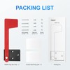 Ozland Professional Mailbox Flag, Galvanized Steel Mailbox Replacement Flag Kit,