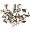 10 Pack 1/2" Solid Chicago Screws Leather Repair Screw Post