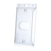 BETOOM 3 Pack Hard Plastic Badge Holder-Vertical Heavy Duty ID