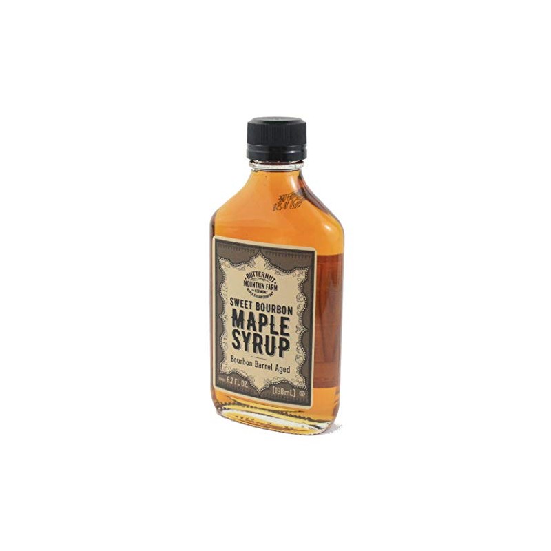 Sweet Bourbon Barrel Aged Maple Syrup - 6.7 Ounce