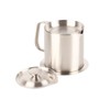 Grease Container 304 Stainless Steel Dustproof Large Capacity Fine Strainer