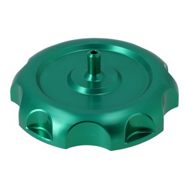 CNC Tankdeckel mit Entlüftung, "Racing Optik", Grün - für Simson S50, S51, SR50, SR80, KR51 Schwalbe, SR4 Vogelserie