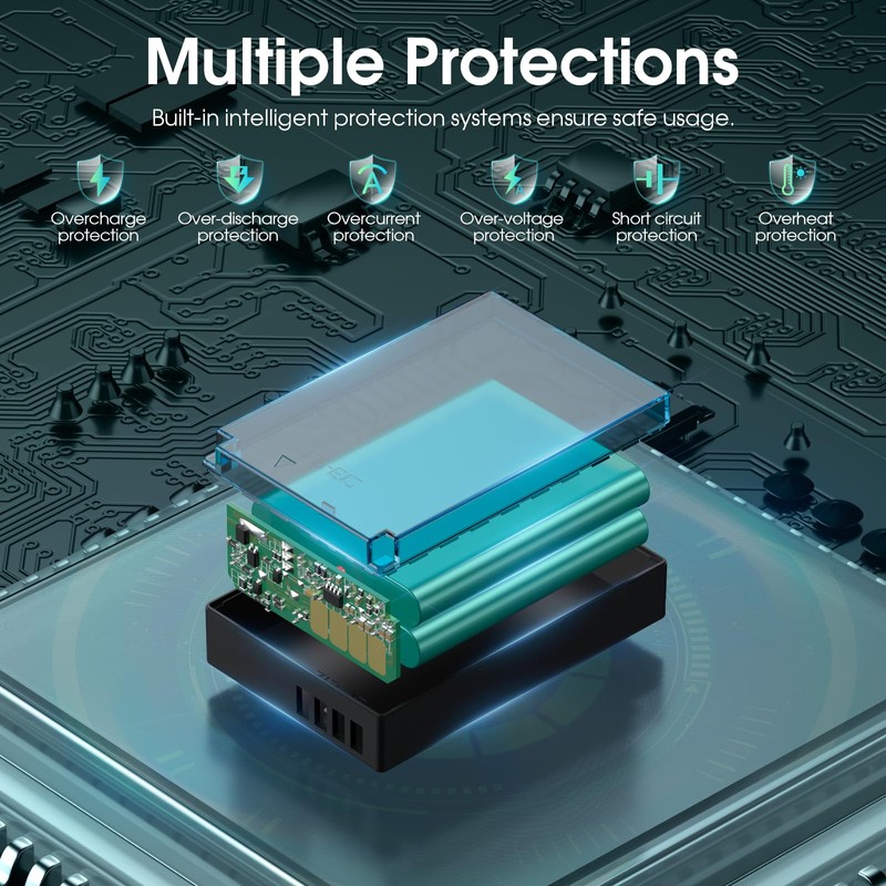 FirstPower 2 Pack LP-E12 Batteries Compatible with Canon EOS M50,