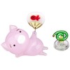 Forkart Cute Pig, Handmade, Glassware, Relaxing Summer, Pig CYK677