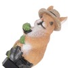 Solar Garden Light Bunny Statue Plastic IP65 Waterproof All Weather