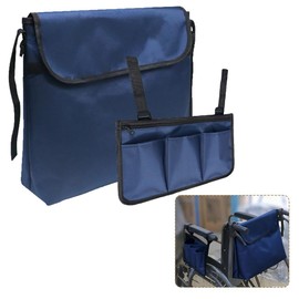 2 Pcs Wheelchair Side Bag, for Standard Wheelchairs & Walkers