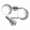 1 Pair 7/8" Round Handlebar Bar End Rear View Mirrors