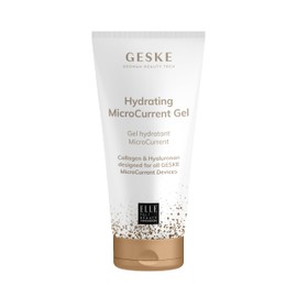 GESKE Hydrating MicroCurrent Gel, Must-Have for All GESKE MicroCurrent Devices, Face Care with Glycerine, Gentle Care, Water-based Contact Gel, Vegan Formula Without Animal Testing