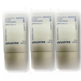 Innisfree 이니스프리 트루 히알루론 수분 선크림 50ml 3개 Innisfree True Hyaluronic Moisturizing Sunscreen 50ml 3pcs