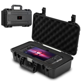 Luck&Link Carrying Case for Legion Go, Hard Professional Waterproof Legion Go Carrying Case for Legion Go, Controller, Small Docking Station & Other Accessories AC Charger Storage Case, black, Modern