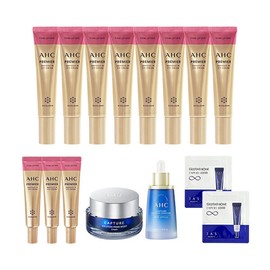 AHC Eye Cream Season 12 40ml x8 + 12ml x3 + Moist Cream + Ampoule + 2 Samples / AHC 아이크림 시즌12 40ml x8 + 12ml x3 + 모이스트 크림 + 앰플 + 샘플 2매
