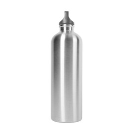 Tatonka Stainless Steel Drinking Bottle 0.75 L - Unbreakable Stainless Steel Bottle - Non-Toxic (BPA Free), Rustproof, Food-Safe, Dishwasher Safe - With Eyelet for Attaching (750 ml)